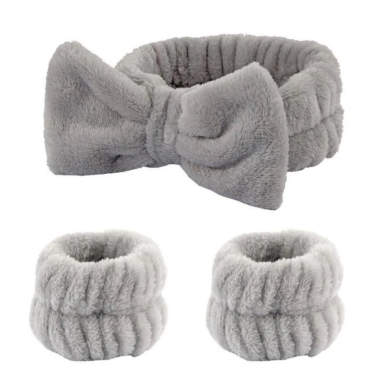 Stylish Headband and Wristband Set – Absorbent, Comfortable, and Perfect for Self-Care